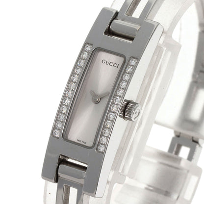 GUCCI DiamondBezel Watches 3900L Stainless Steel/Stainless Steel Ladies