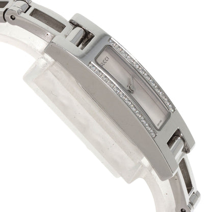 GUCCI DiamondBezel Watches 3900L Stainless Steel/Stainless Steel Ladies