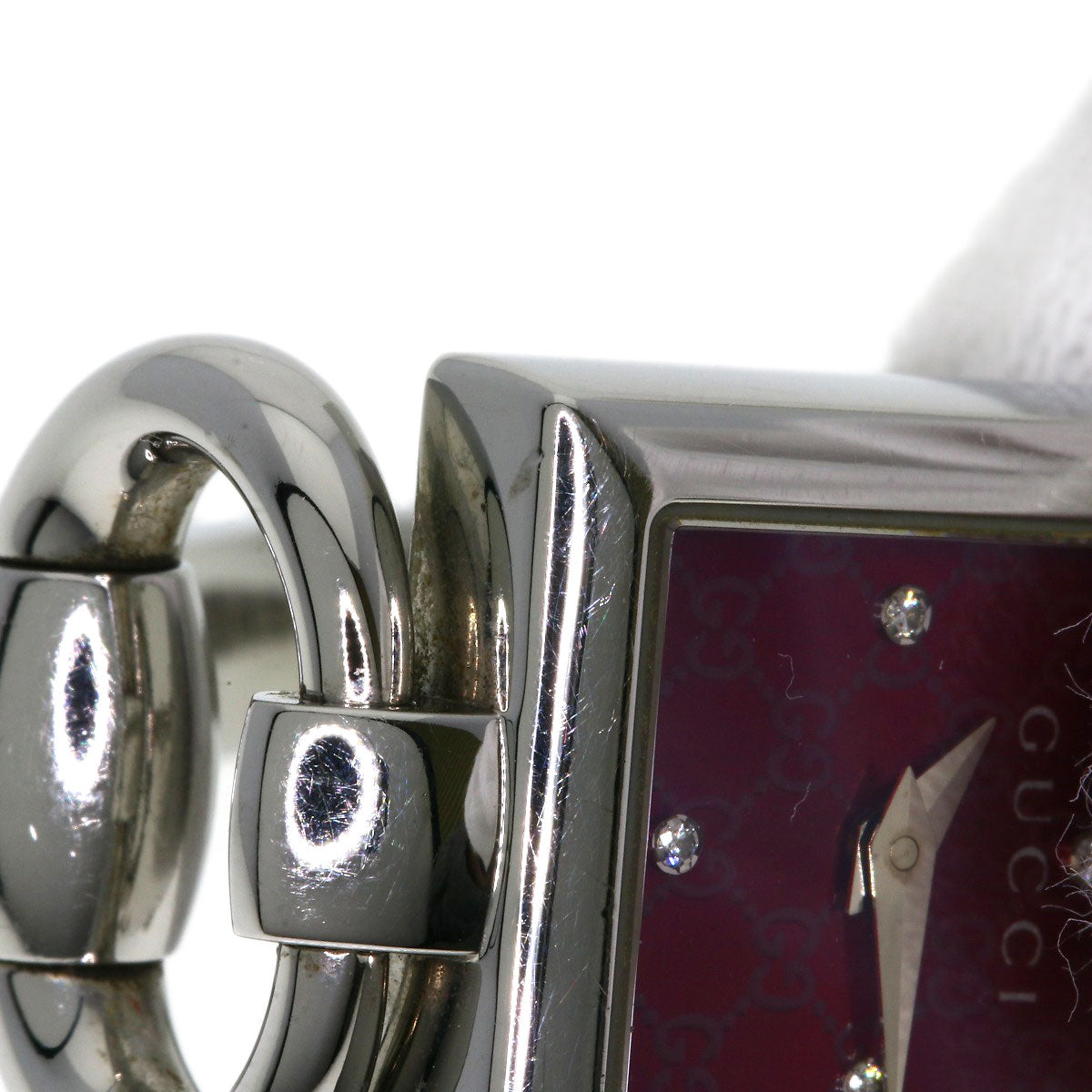 GUCCI Tornavoni 4P Diamond Watches 120 Stainless Steel/Stainless Steel Ladies