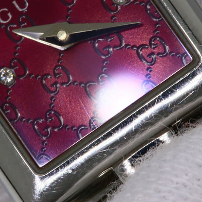 GUCCI Tornavoni 4P Diamond Watches 120 Stainless Steel/Stainless Steel Ladies