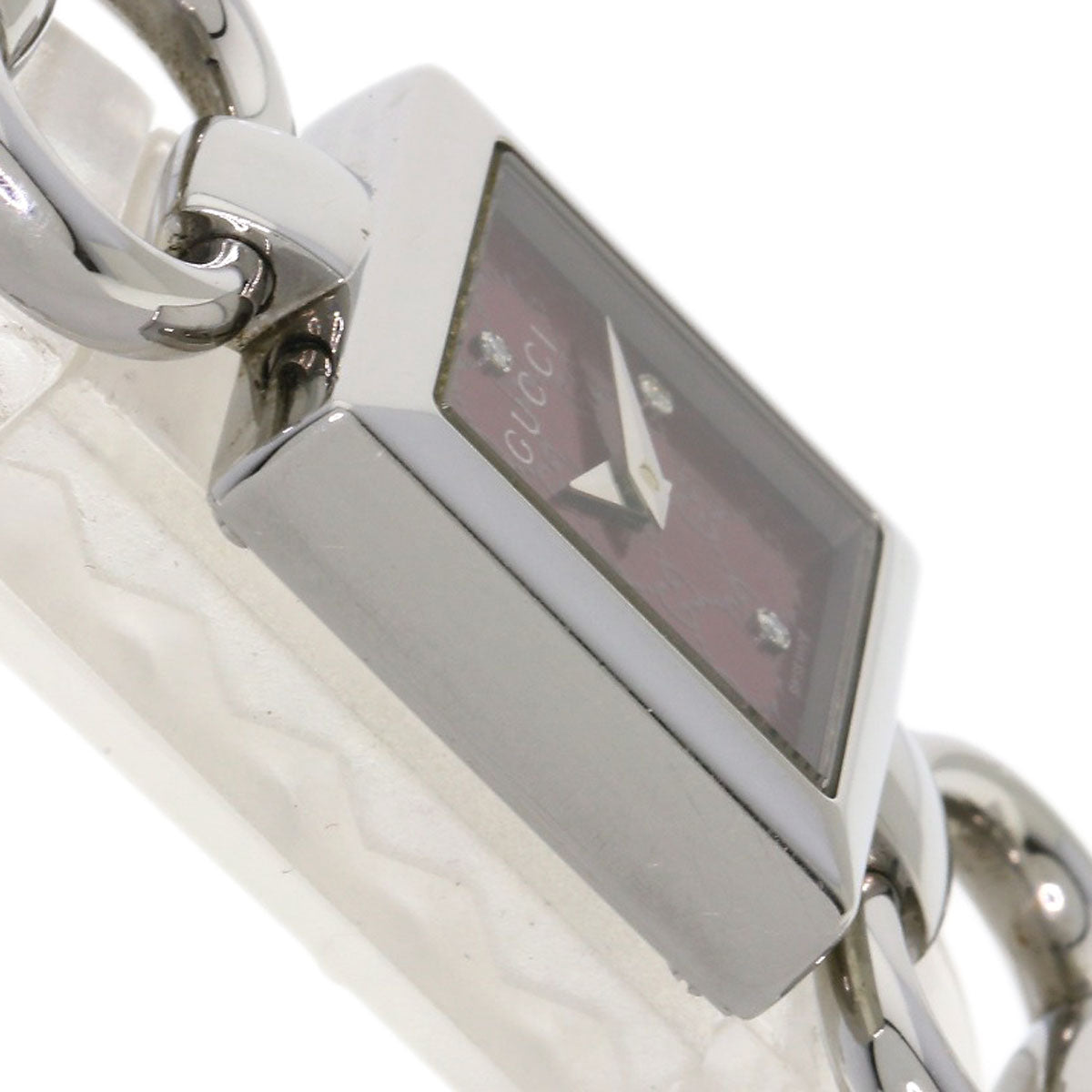 GUCCI Tornavoni 4P Diamond Watches 120 Stainless Steel/Stainless Steel Ladies