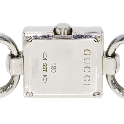 GUCCI Tornavoni 4P Diamond Watches 120 Stainless Steel/Stainless Steel Ladies