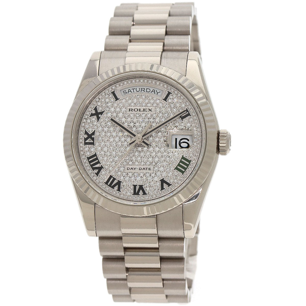 ROLEX Day-Date Matsuzakaya 400th Anniversary Model Limited to 30 pieces Watches 118239 K18 White Gold/K18 White Gold mens