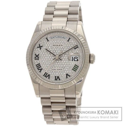 ROLEX Day-Date Matsuzakaya 400th Anniversary Model Limited to 30 pieces Watches 118239 K18 White Gold/K18 White Gold mens