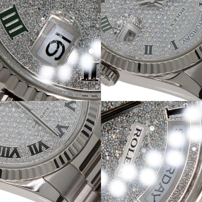 ROLEX Day-Date Matsuzakaya 400th Anniversary Model Limited to 30 pieces Watches 118239 K18 White Gold/K18 White Gold mens
