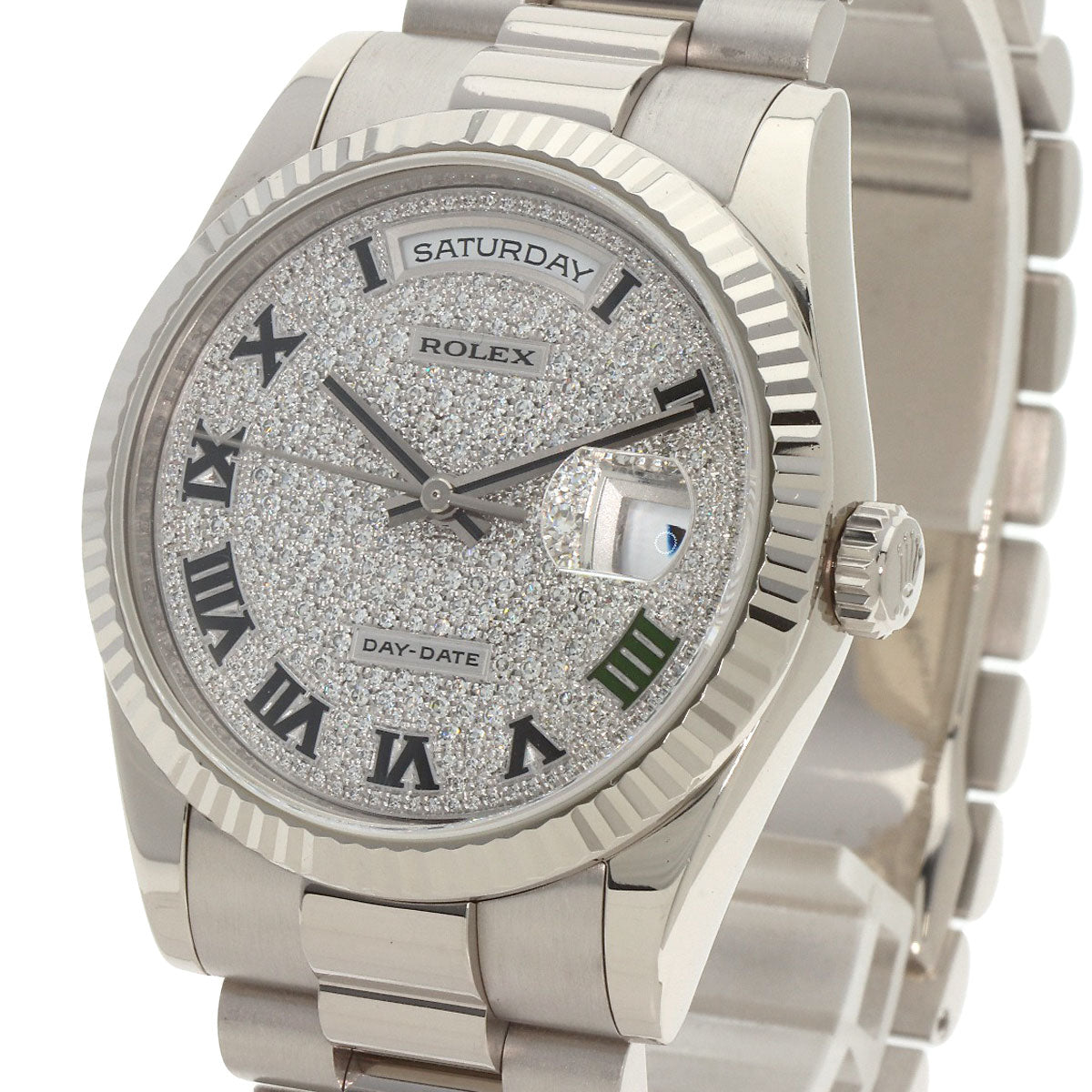 ROLEX Day-Date Matsuzakaya 400th Anniversary Model Limited to 30 pieces Watches 118239 K18 White Gold/K18 White Gold mens