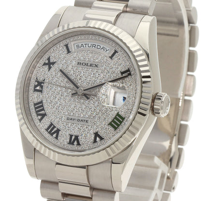 ROLEX Day-Date Matsuzakaya 400th Anniversary Model Limited to 30 pieces Watches 118239 K18 White Gold/K18 White Gold mens