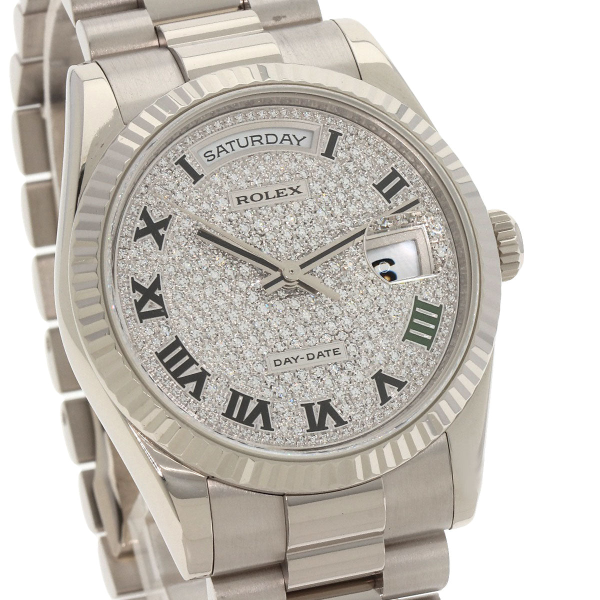 ROLEX Day-Date Matsuzakaya 400th Anniversary Model Limited to 30 pieces Watches 118239 K18 White Gold/K18 White Gold mens