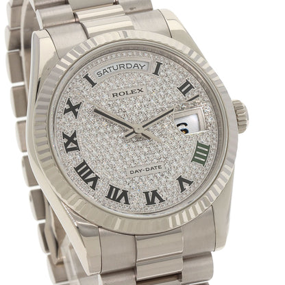 ROLEX Day-Date Matsuzakaya 400th Anniversary Model Limited to 30 pieces Watches 118239 K18 White Gold/K18 White Gold mens