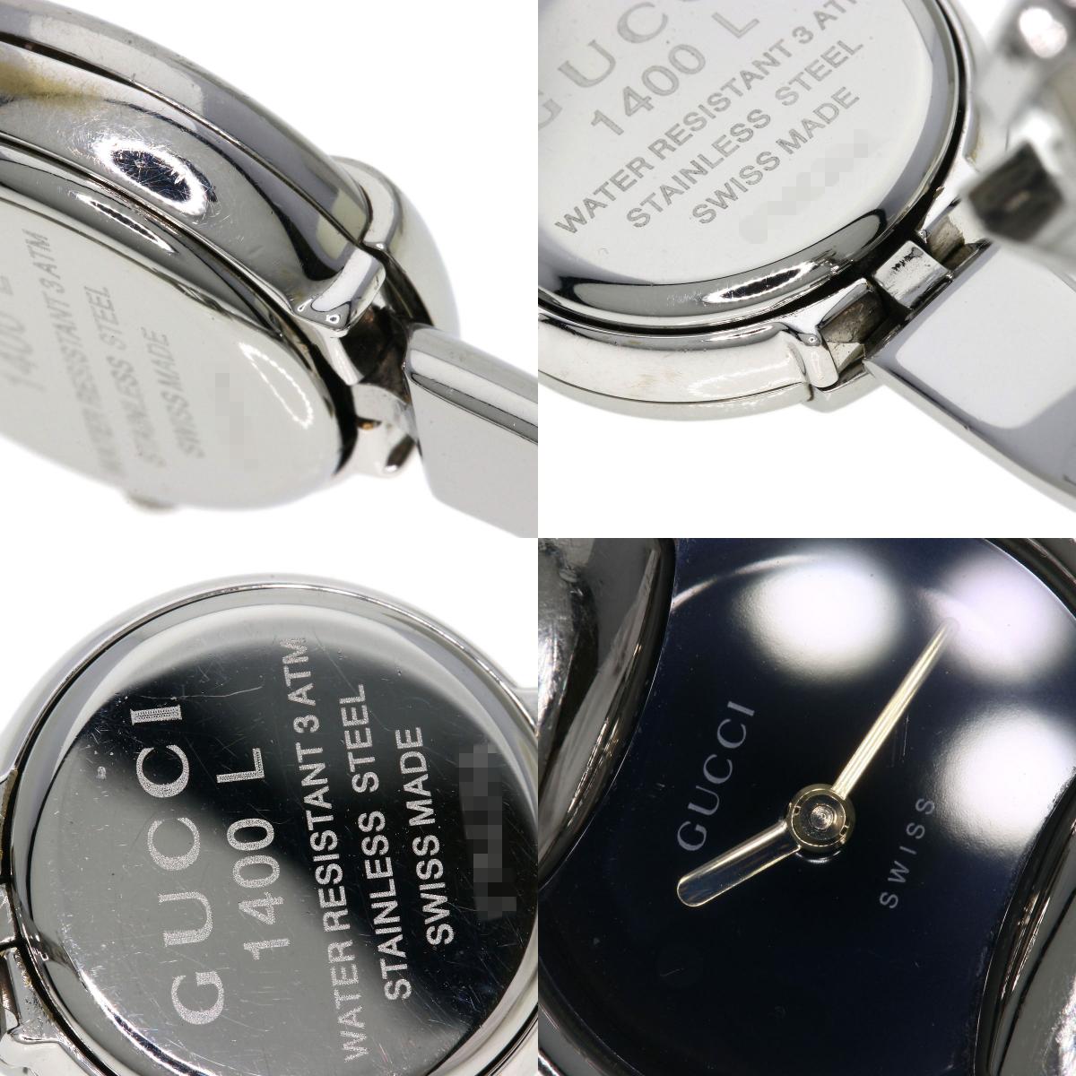 GUCCI 1400L Watches Stainless Steel/Stainless Steel Ladies