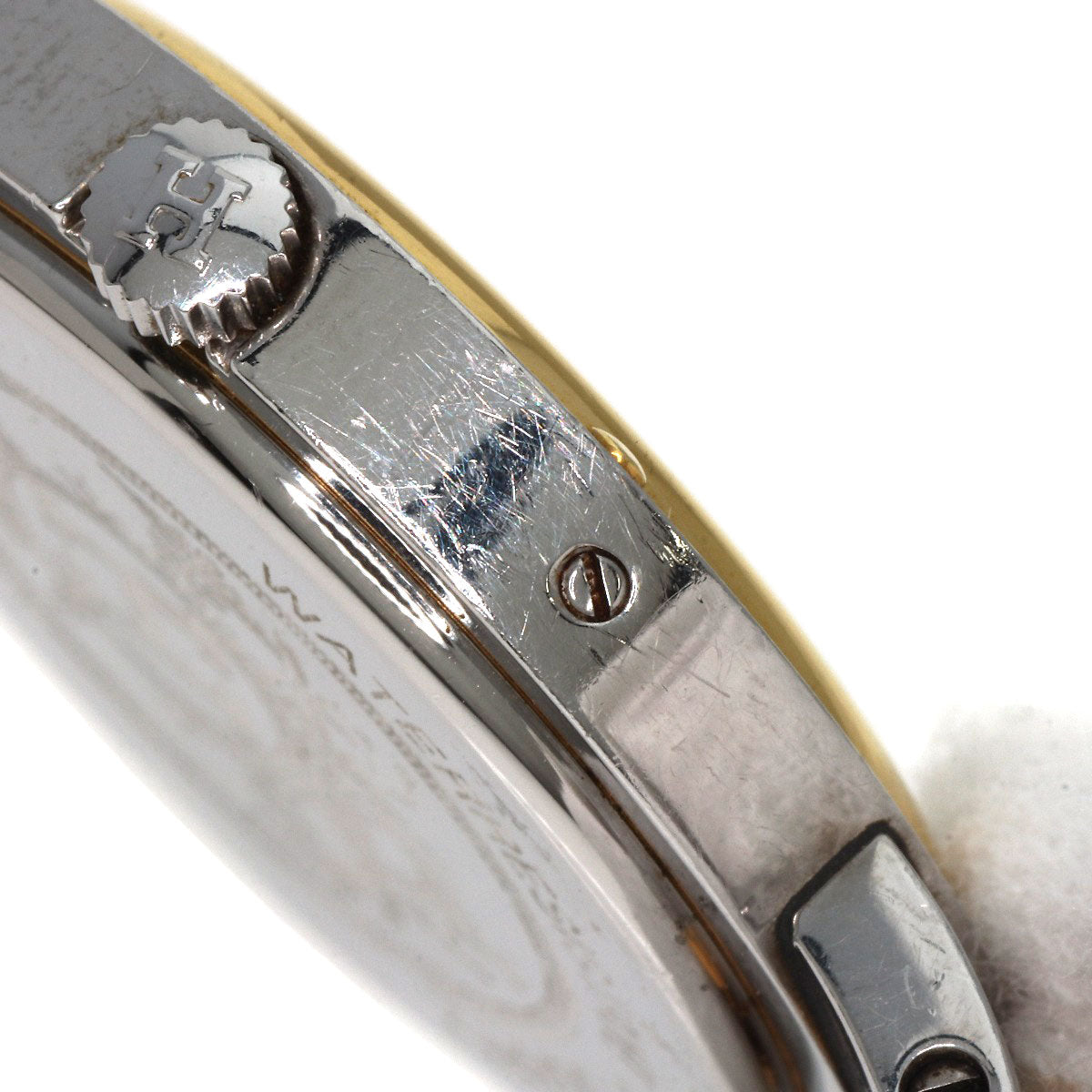 HERMES Clipper Watches Stainless Steel/SSxGP Ladies