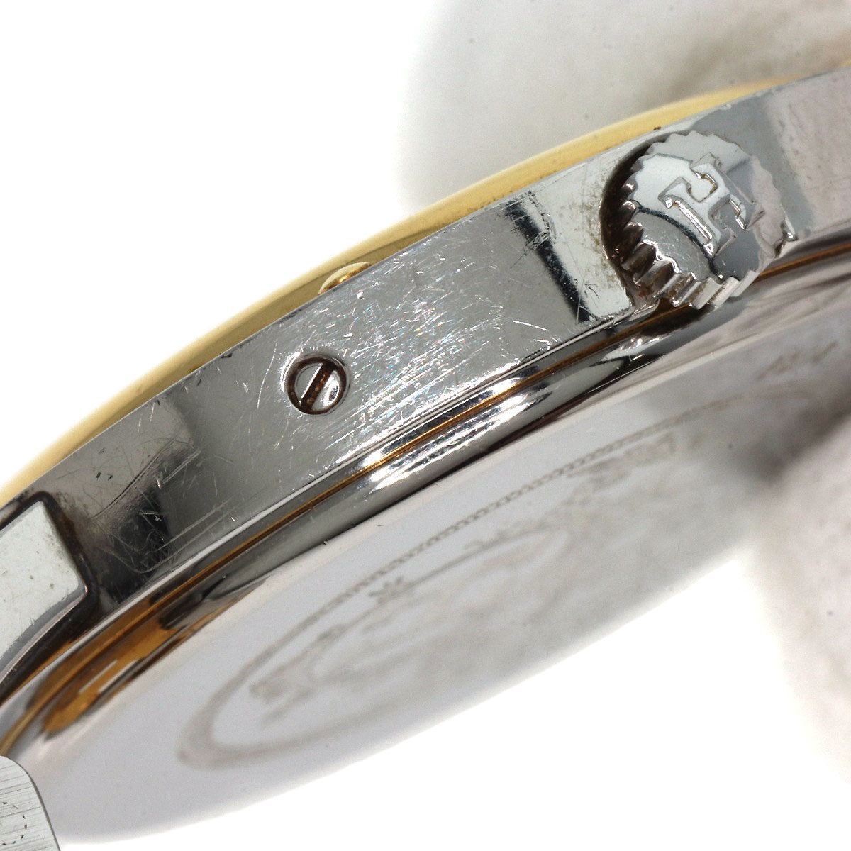 HERMES Clipper Watches Stainless Steel/SSxGP Ladies