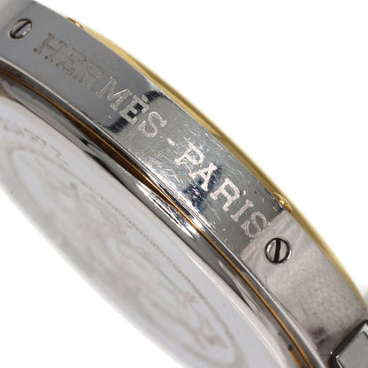 HERMES Clipper Watches Stainless Steel/SSxGP Ladies