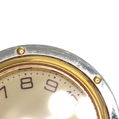 HERMES Clipper Watches Stainless Steel/SSxGP Ladies
