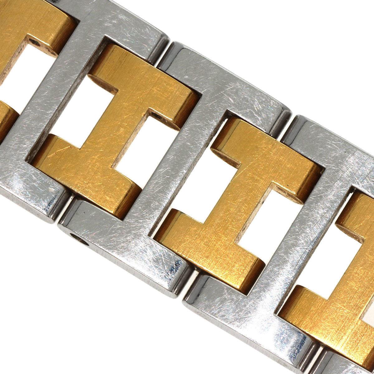 HERMES Clipper Watches Stainless Steel/SSxGP Ladies