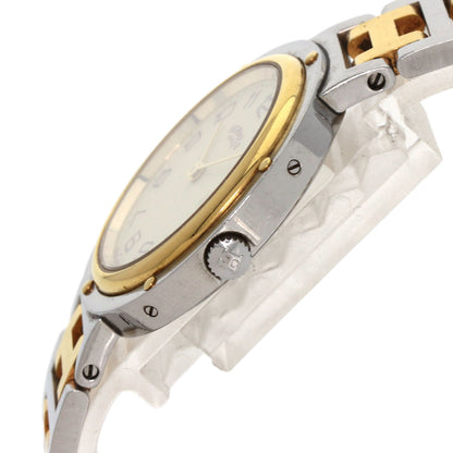 HERMES Clipper Watches Stainless Steel/SSxGP Ladies
