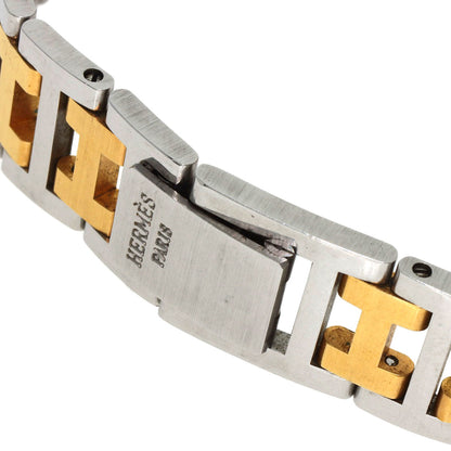 HERMES Clipper Watches Stainless Steel/SSxGP Ladies