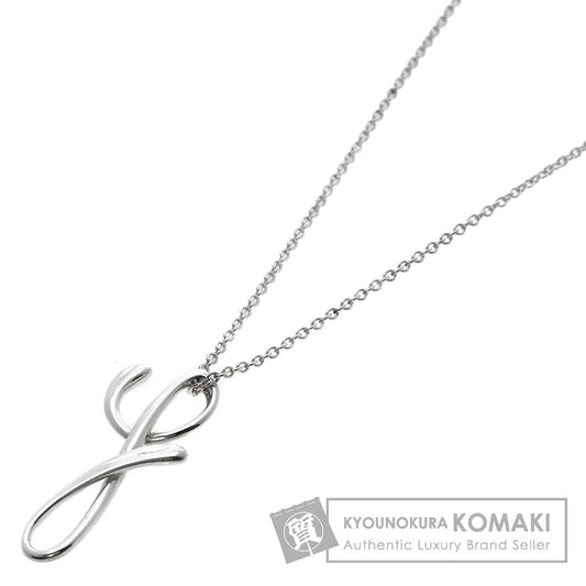 TIFFANY&Co. Initial Y Necklace Silver Ladies [Used]
