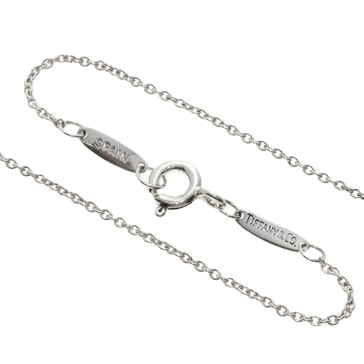 TIFFANY&Co. Initial Y Necklace Silver Ladies [Used]