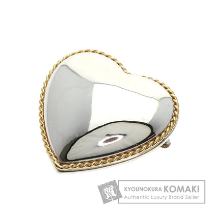 TIFFANY&Co. heart Brooch Silver 18K Yellow GoldLadies [Used]