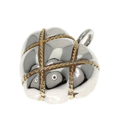 TIFFANY&Co.   Heart Chain Cross Pendant top  Silver 18K Yellow GoldLadies [Used]