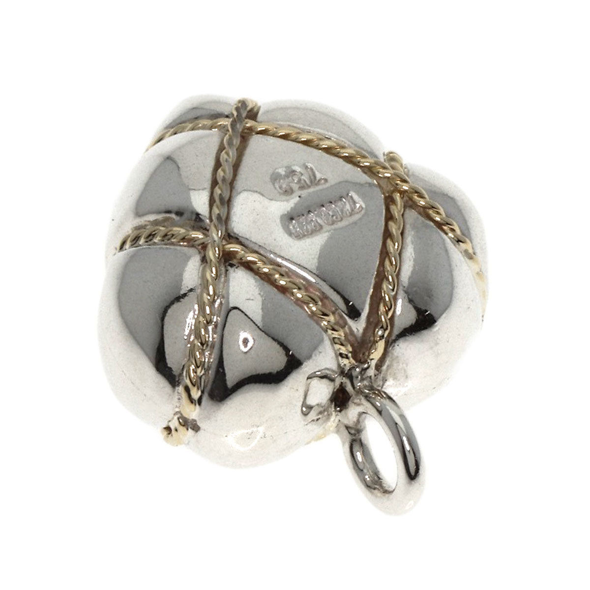 TIFFANY&Co.   Heart Chain Cross Pendant top  Silver 18K Yellow GoldLadies [Used]