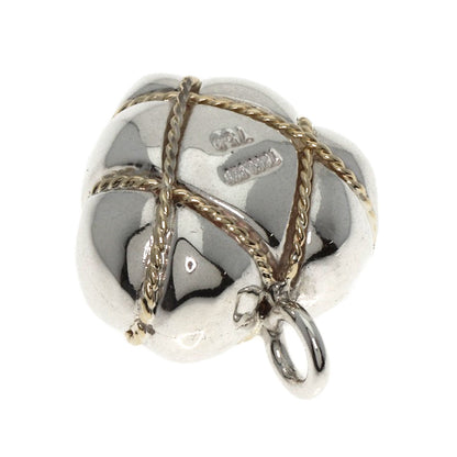 TIFFANY&Co.   Heart Chain Cross Pendant top  Silver 18K Yellow GoldLadies [Used]