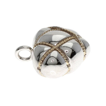 TIFFANY&Co.   Heart Chain Cross Pendant top  Silver 18K Yellow GoldLadies [Used]