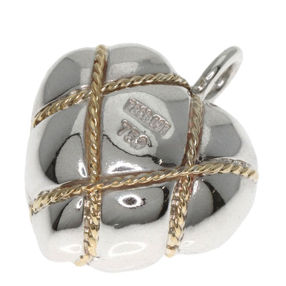TIFFANY&Co.   Heart Chain Cross Pendant top  Silver 18K Yellow GoldLadies [Used]