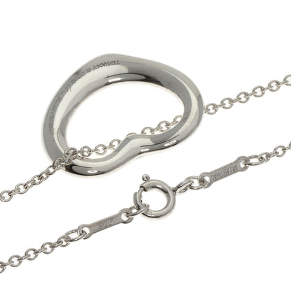 TIFFANY&Co. Open heart Necklace Silver Ladies [Used]