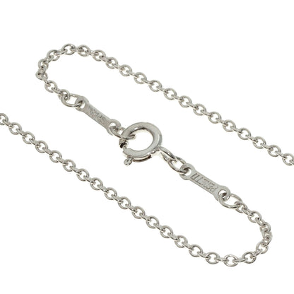 TIFFANY&Co. Open heart Necklace Silver Ladies [Used]