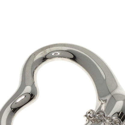 TIFFANY&Co. Open heart Necklace Silver Ladies [Used]