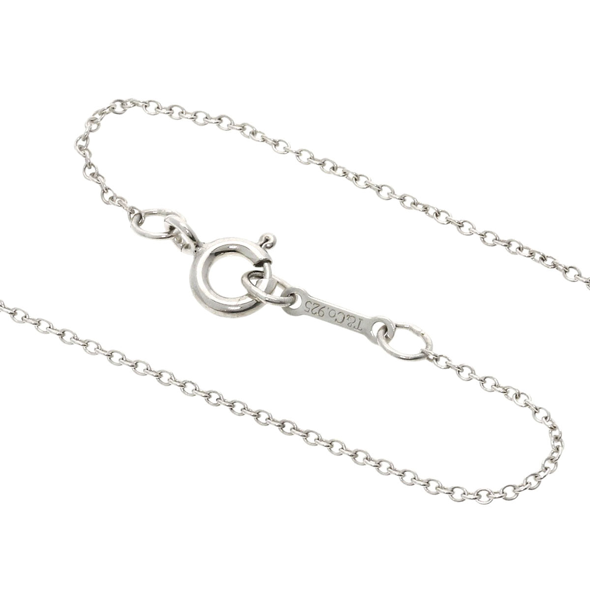 TIFFANY&Co.   Necklace Loving Heart 1P Diamond Silver Ladies