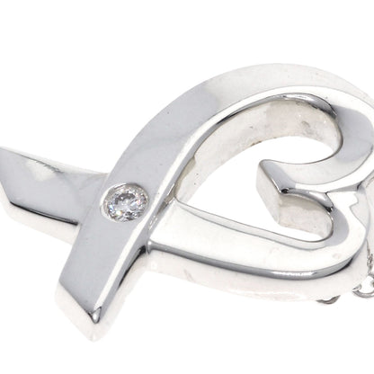 TIFFANY&Co.   Necklace Loving Heart 1P Diamond Silver Ladies