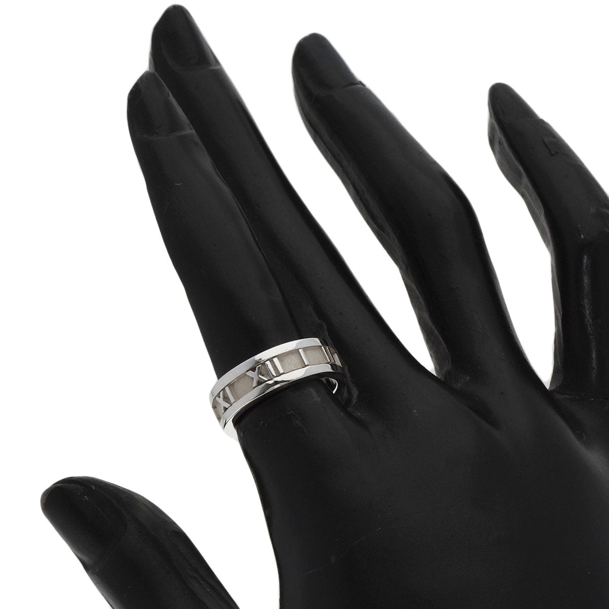 TIFFANY&Co. Atlas Ring Silver Ladies [Used]