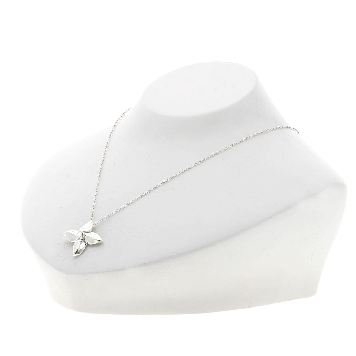 TIFFANY&Co. poinsettia Necklace Silver Ladies [Used]