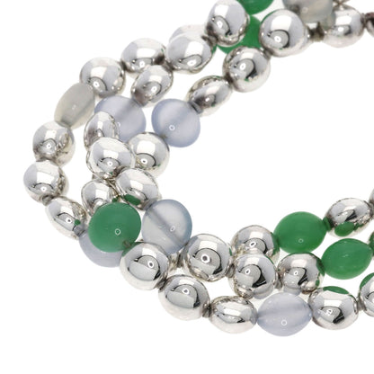 TIFFANY&Co. Natural stone triple row Bracelet Silver Ladies [Used]