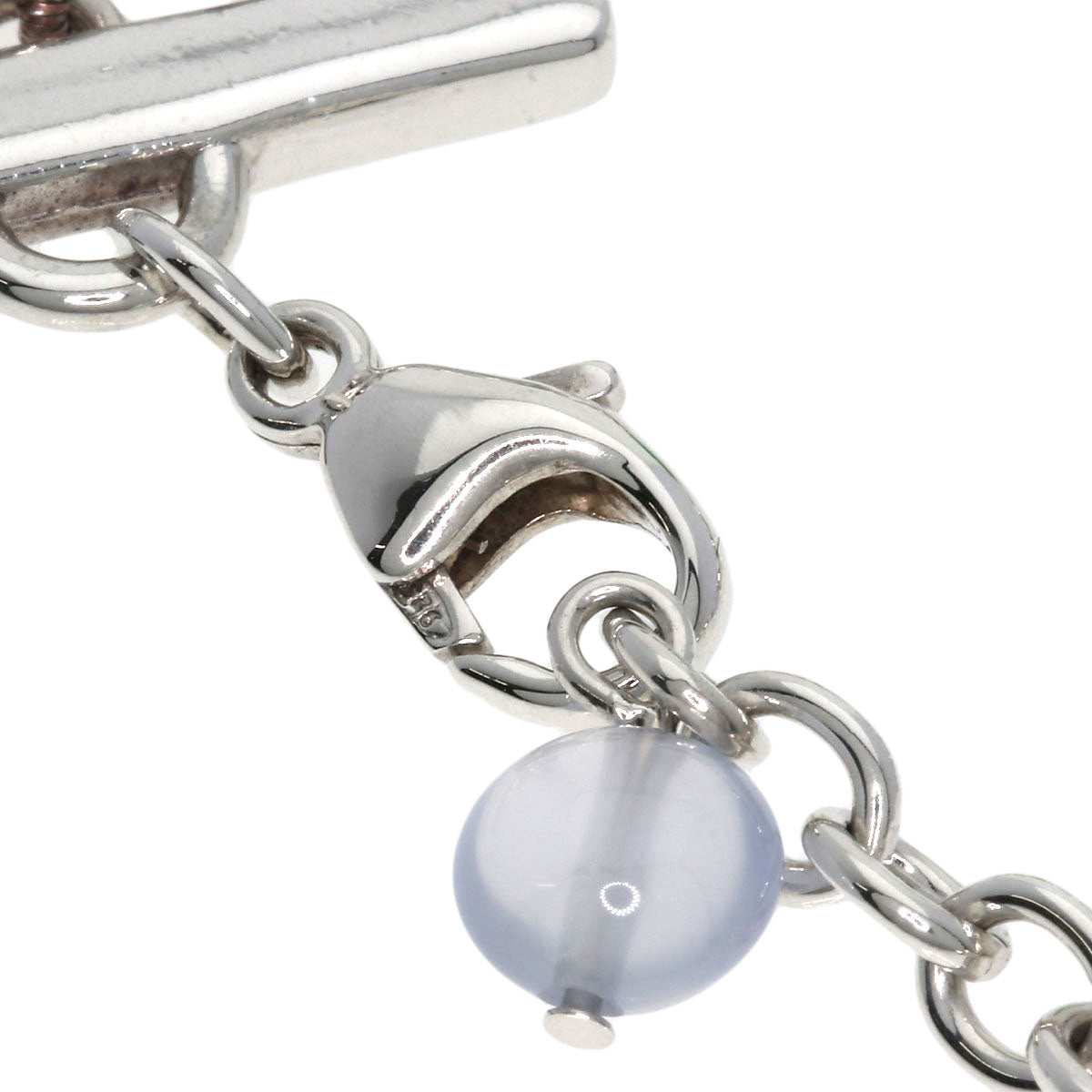 TIFFANY&Co. Natural stone triple row Bracelet Silver Ladies [Used]