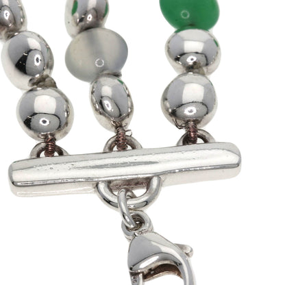 TIFFANY&Co. Natural stone triple row Bracelet Silver Ladies [Used]