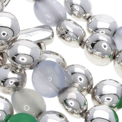 TIFFANY&Co. Natural stone triple row Bracelet Silver Ladies [Used]