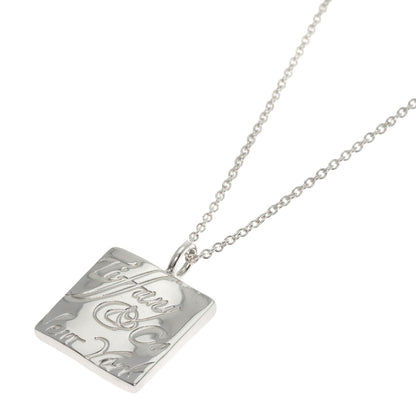 TIFFANY&Co. Notes Square Necklace Silver Ladies [Used]