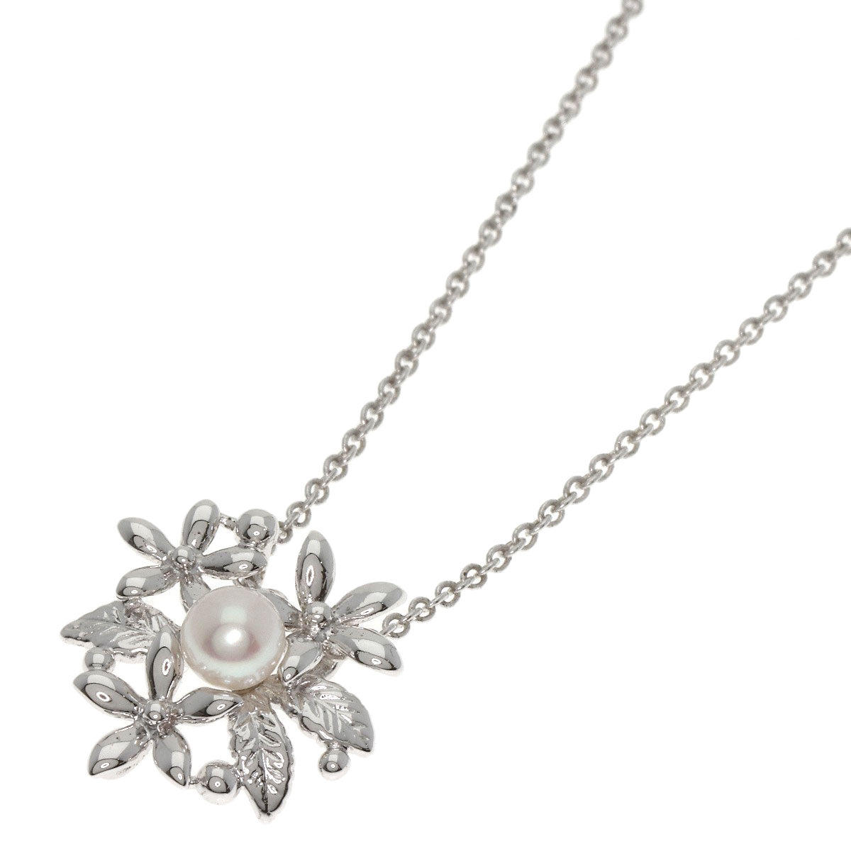 TASAKI Akoya pearl Pearl Necklace Silver Ladies [Used]