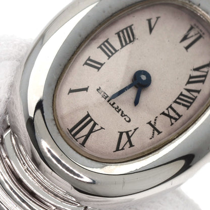 CARTIER Mini Baignoire Watches W15189L2 K18 White Gold/K18 White Gold Ladies