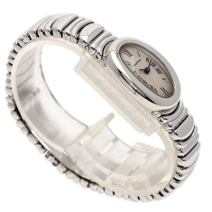 CARTIER Mini Baignoire Watches W15189L2 K18 White Gold/K18 White Gold Ladies