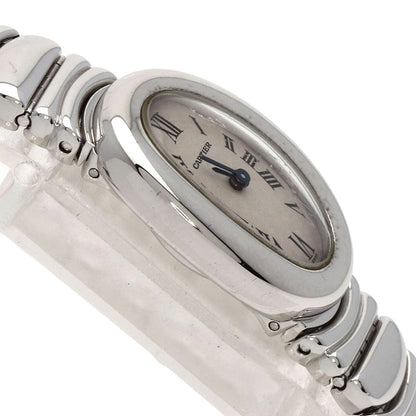 CARTIER Mini Baignoire Watches W15189L2 K18 White Gold/K18 White Gold Ladies