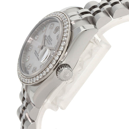 ROLEX Datejust 10P Diamond Crystal Watches 179384G Stainless Steel/Stainless Steel Ladies