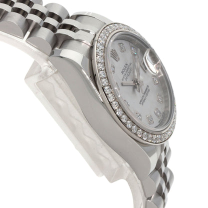 ROLEX Datejust 10P Diamond Crystal Watches 179384G Stainless Steel/Stainless Steel Ladies