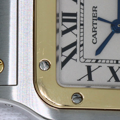 CARTIER Santos Galve LM New Buckle Watches W20011C4 Stainless Steel/Stainless Steel mens