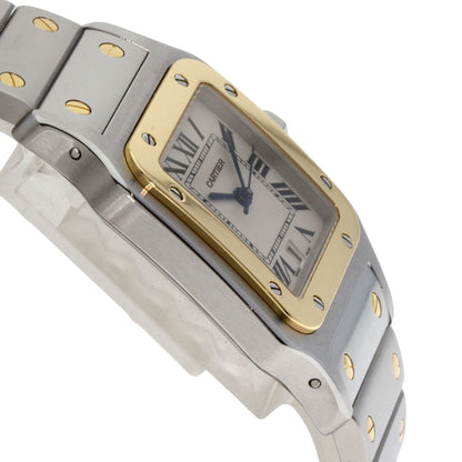 CARTIER Santos Galve LM New Buckle Watches W20011C4 Stainless Steel/Stainless Steel mens