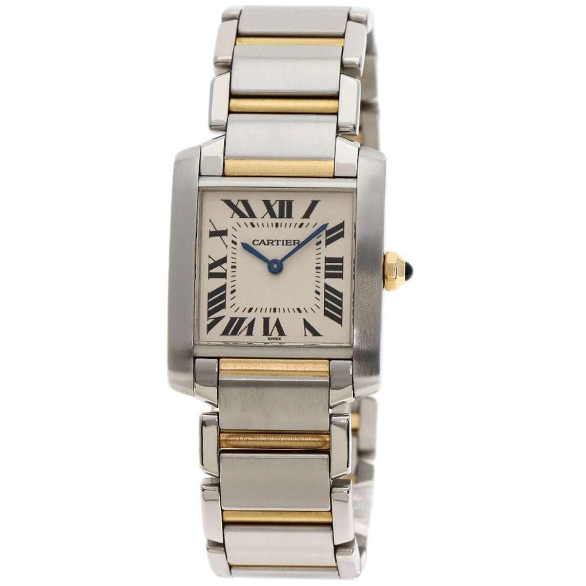 CARTIER Tank francaise MM Watches W51006Q4 Stainless Steel/SSxK18YG mens